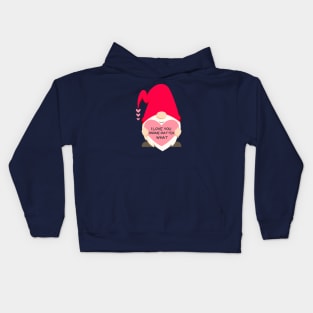 I Love You Gnome Matter What Kids Hoodie